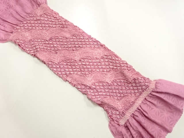 正絹　絞り　帯揚げ